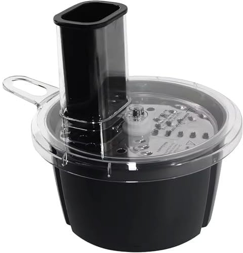 Accessoire de coupe et de râpe en acier inoxydable EASCANDY pour Thermomix TM6, TM5 - Râpage et tranchage de fromages et de fruits à double face