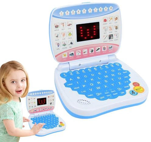 Laptop für Kinder | Pädagogisches Lernen zum Lernen von Computern für Kinder mit Musik, Simulieren von Spiel-Laptops für Kinder, Laptop zum Lernen der Vorschule für 3+ Jahre