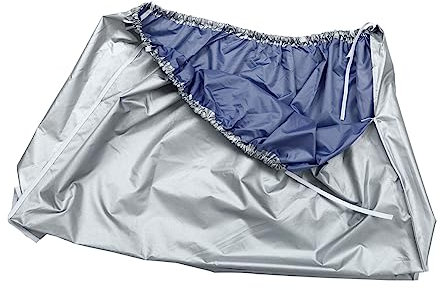 Zerodeko 1 Pc Housse en tissu pour climatiseur sans conduit d'extérieur évent housse climatiseur extérieur cache climatiseur extérieur housse polyester couvercle de l'appareil Silver