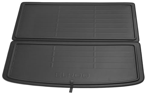 Skoda 5LJ061163A Kofferraumwendematte klappbar Kofferraumeinlage Schutzmatte, mit ELROQ Schriftzug *** nur für Fahrzeuge mit Zwischenboden (PR-Code 3GG) ***