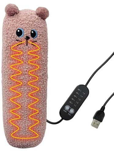 Niedliches Wärmekissen, Kuscheltier Wärmekissen | Kleines vielseitiges Heizkissen für Katzen | USB-Heizkissen für Tiere, mit Timer, für Haus, Geschäft, Auto, Weg