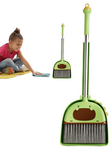 Jeu de Balayette et de Pelle pour - Set Balai Et Pelle pour | Jouet Éducatif d'Imitation pour Maison et École Maternelle