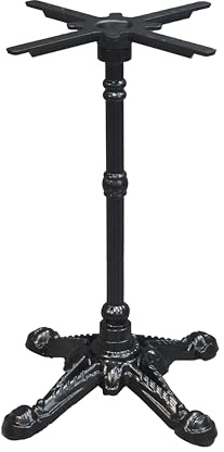 Oviala Pied de Table en Fonte Noir 72 cm
