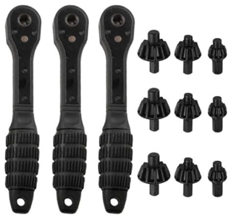 Chiave a cricchetto 2 in 1, chiave a cricchetto universale sostituibile per utensili di perforazione
