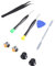 Set Joystick di ricambio per controller con cacciavite, analogico, Thumbstick, tappi per funghi e accessori per il gioco