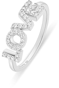 Tamaris Damen Ring TJ-0710-R-52 aus 925 Silber in Silber mit Zirkoniasteinen