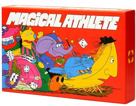 Magical Athlete Board Game by CMYK – Fantasy Racing Game with Unique Character Powers, Fast‑Paced Family Strategy Game for Adults and Kids, 2–5 Players, Easy to Learn, High Replay Value