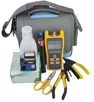 Ftth Fiber Optic Tool Kit Fiber Cleaver Power Meter Precision Stripping Tool Fiber Optic Cable Cutter with User-Friendly Design