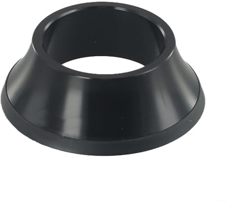 Road Bike Fork Tube Headset Cap with For 28 6mm Diameter and Dustproof Rubber Sleeve Cover for Stem Top Bowl and Concealed Upper Headset (Black)