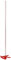 Connex Farbrührer - Ø 60 x 350 mm - Rundschaft 6 mm - Geeignet für Farbe, Lacke & Lasuren - Mischgut bis 5 kg - Für 10 mm Bohrfutter/Rührer für Farbe/Rührquirl/Rührkorb / COX891081 Mehrfarbig