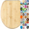 Sanilo Toilet Seat, Wide Choice of Beautiful Toilet Seats, Stable Hinges, Easy to Mount (Bamboo)