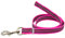 Gummierte Leine ohne Handschlaufe - pink, 300 cm (3 m)