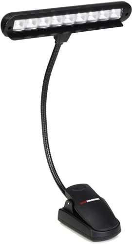 Gator Frameworks Clamp-on Lamp for Music Stands, black (GFW-MUS-LED)