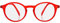 Doiy Unisex Shape D Lesebrille, Red Crystal Soft, 2