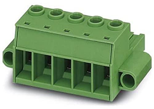 PHOENIX CONTACT PC 16/6-STF-10,16 Leiterplattenstecker, 16mm² Nennquerschnitt, 6 Polzahl, PC 16/..-STF Artikelfamilie, 16.10mm Rastermaß, Grün, 25 Stück