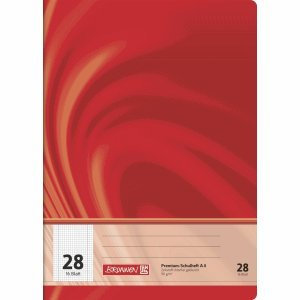 Brunnen 25 x Schulheft Young Vivendi A4 Lineatur 28 90 g/qm 16 Blatt