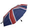 Bermoni Folding umbrella with printed Union Jack. Light & easy to carry -(UK01)
