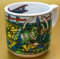 WHERE? (Grundfarbe grün) BOPLA! Porzellan VOYAGE SERIE Espressotasse 0,09l TASSE ESPRESSO - TAZZA ESPRESSO - ESPRESSO CUP - TAZA ESPRESSO 0,09 l, 0,9 dl, 3-1/4 fl. oz. Zur Tasse passt jeder BOPLA 13cm Unterteller (Espressoteller)
