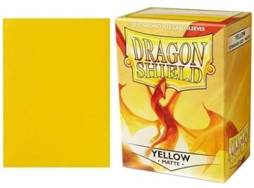 Arcane Tinmen ApS ART11014 'Dragon Shield' Card Game, Matte Yellow