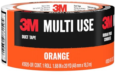3M 3920-OR - Nastro adesivo multiuso, colore: Arancione