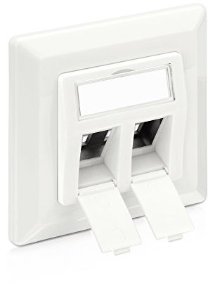 PureLink SET-MCA210-05 CAT.6A Keystone Netzwerkdose Unterputz weiß