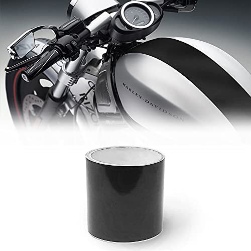 4R Quattroerre.it Strisce Adesive Moto Bike Racing Stripe 1 Filo, Nero, 10 cm x 2 m