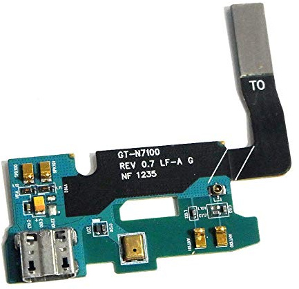 Ladebuchse Flex Mikrofon Micro USB Dock Connector Lade Buchse für Samsung Galaxy Note 2 GT-N7100