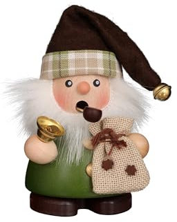 Christian Ulbricht Räuchermännchen Weihnachtsmann grün - 10,5 cm