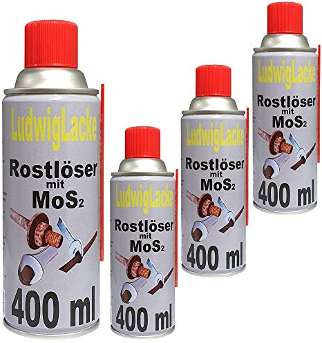 Lot de 4 bombes de rouille 400 ml