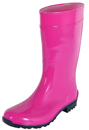 Regenliebe de Störtregen - Stivali da pioggia da donna, stivali alti, Fucsia, 39 EU