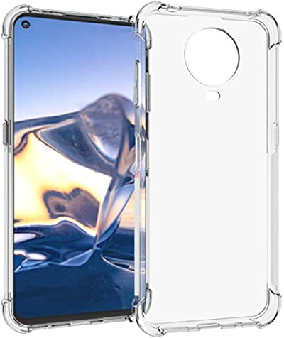 iMoshion Softcase,Backcover Hülle kompatibel mit Nokia G20, Nokia G10 – Shockproof Case Handyhülle – Silikon Schutzhülle in Transparent [Verstärkte Ecken, Stoßfest, Dünn]