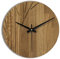 SENTOP Wanduhr aus Holz, Wanduhr aus Eiche, Moderne Wanduhr, Heimdekoration, Wanduhr aus echtem Eichenholz, Große Wanduhr aus Holz, Eiche - Naturholz, 40 cm
