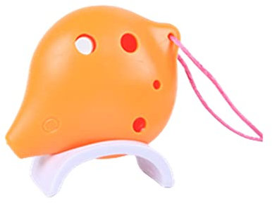 Ocarina flöte Plastik AC Student Entry Ocarina 6-Loch Alt AC Tone Ocarina 6-Loch Ocarina Short Mouth Alt (Color : 3/4)