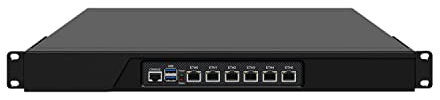 1U 19 Inch Rack Mount Firewall Appliance, Mikrotik, OPNsense, VPN, Network Router, Intel Core I7 1165G7, HUNSN RJ30k, AES-NI, 6 x 2.5GbE 226-V, Console, VGA, SIM Slot, 32G RAM, 128G SSD