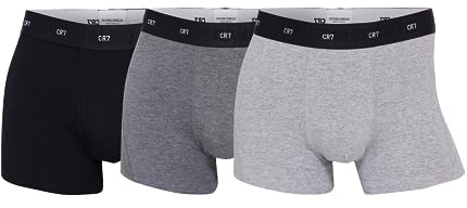 CR7 Cristiano Ronaldo Herren Bamboo Trunk 3-Pack (L) Schwarz, Schwarz, 6