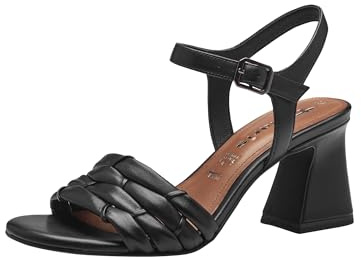 Tamaris Femme 1-28005-42 Sandale à Talon, Noir, 40 EU