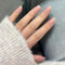 DANNI & TONI Halb ausgehärtete Gel Nagelfolien (Tint Nude) Nude-rosa Glitzer Einfarbig uv gel nagelfolie Nageldesign nagelfolie uv härtend Wraps 28 Aufkleber