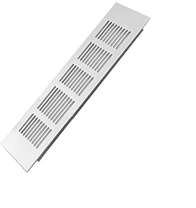 Air Vent Grille Cover 50/80mm Wide Vents Perforated Sheet Aluminum Alloy Air Vent Perforated Sheet Web Plate Rectangular Ventilation Grille Vents Perforated Sheet Ventilation Grille Grilles ((Color