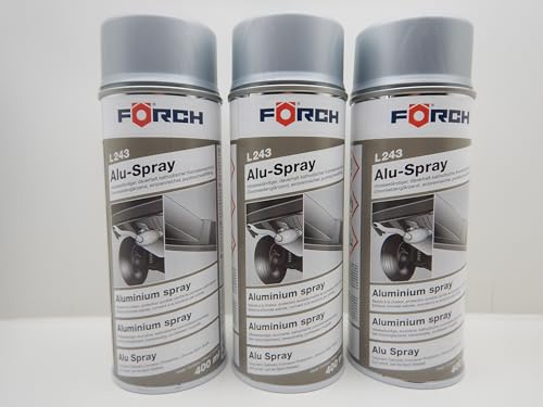 Förch 3x ALU SPRAY ALUMINIUMSPRAY L243 ROST KORROSIONSSCHUTZ ROST SCHUTZ 400ML