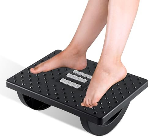 Repose-pieds pour bureau réglable, repose-pieds de bureau avec fonction de massage, pose-pieds pour bureau à domicile