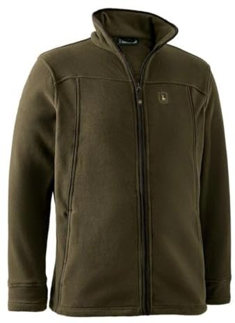 Deerhunter Eagle Fleece Jacket Tarmac Green | Stretch-Fleecematerial in einer Materialstärke von 320 g/m². Details in Wildleder-Imitat. 2 Reißverschlusstaschen.