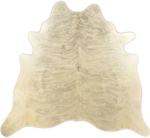 Kuhfelle Online & Nomad KUHFELL STIERFELL EXOTISCH GRAU BEIGE Natur ca. 210 x 180 cm Fell Teppich