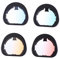 BELLIFFY 4-teiliges Farbverlaufsfilter-Set Für Kameraobjektive Verlaufsfilter-kamerafilter-kit