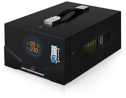 ZHENGXI ELECTRIC Trasformatore di separazione 230 V, 500 W, trasformatore di tensione, 2 prese di uscita