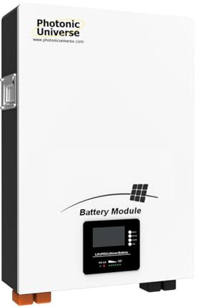 100Ah 48V Wall mounted Lithium battery for leisure, solar, wind, and off-grid applications