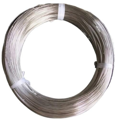 CTRSM Drahtseil, Stahldraht 1,2–4,0 mm, 1 kg, Edelstahl 304 mit glänzender Oberfläche, Federstahldraht mit Härte, Harter Draht, Hakenleine, elastisches Kabeldrahtseil(4.0MM)