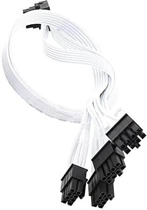 DLUKENY 4 cables de extensión de fuente de alimentación PCI-E 5.0 12VHPWR RTX4090 para HX1200I/HX1000I/HX850I, 4 unidades