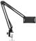 SAMHOUSING Tablet Stand for Bed tablet arm Mount Stand Holder with Sturdy Aluminum Arm for iPad,iPad air,iphoneX,iPhone 8/7,Samsung Galaxy or Other 4.7~12.9 Inch-Screen Devices (Black)