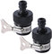 2Pcs Hose Adapter to 14-24mm OD Tap Replacement Leakproof Rubber Hose Connector with Steel Clamp for Gardening, Car Cleaning, Washing Machine & More