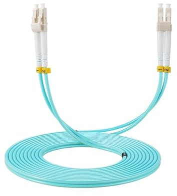 VJSUWI Cable de conexión de Fibra óptica LC-LC OM3 OM4 dúplex 1-100 m(30m 1pc OM4)